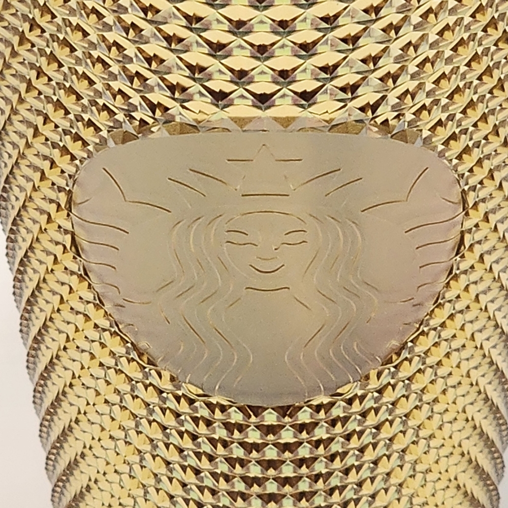 Disney Starbucks WDW 50th Anniversary GOLD Tumbler NWT - Picture 4 of 7